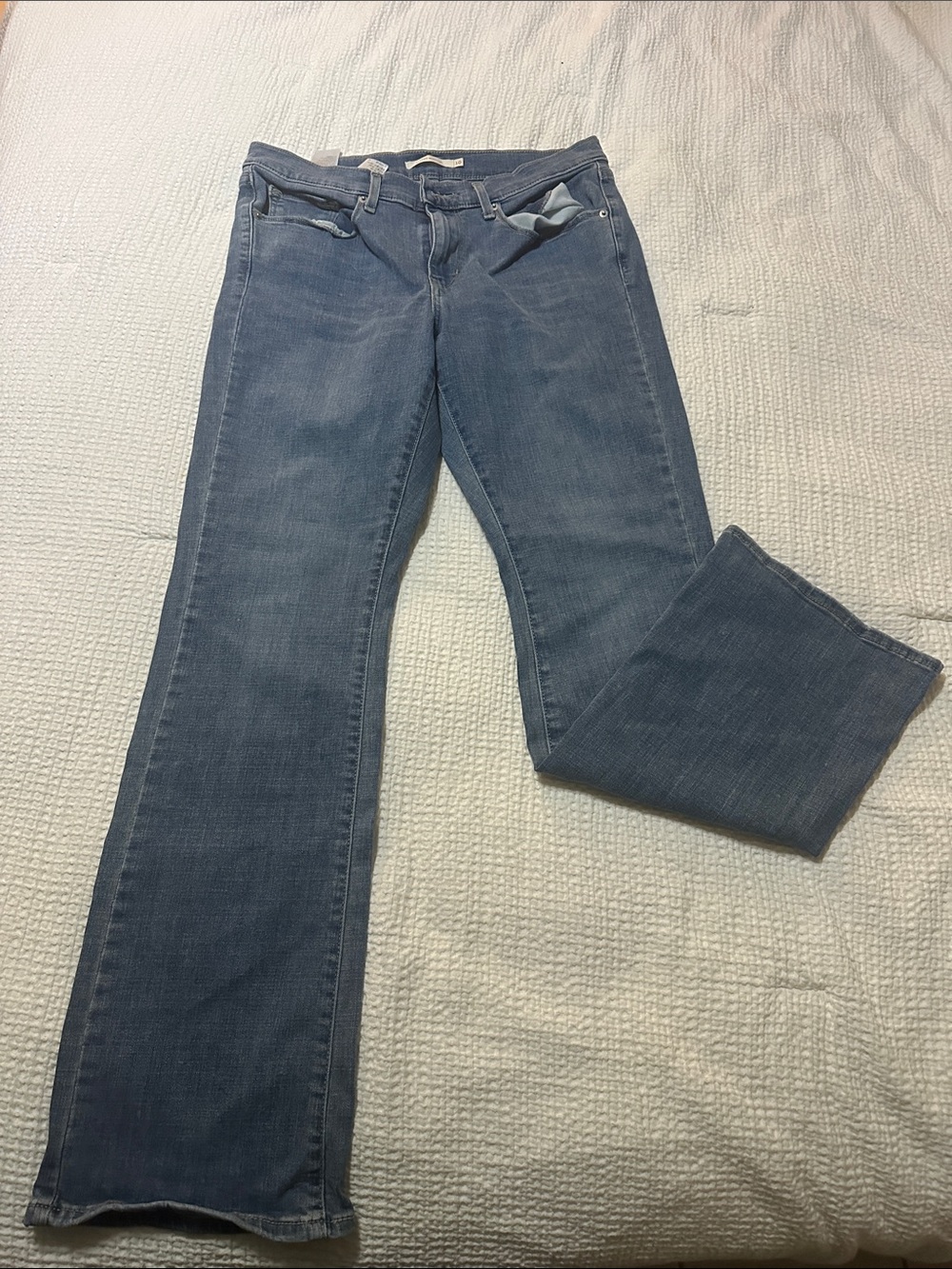 Women’s Boot Cut Midwash Denim Jeans - Blue